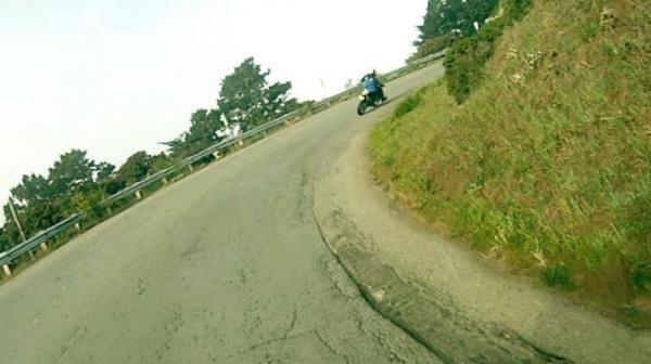Hauling "something" up Twin Peaks Rd. in San Francisco. I love my Supermoto!